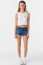O'Neill Girls Backyard Tank-White