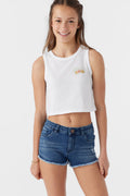 O'Neill Girls Backyard Tank-White