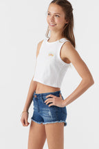 O'Neill Girls Backyard Tank-White