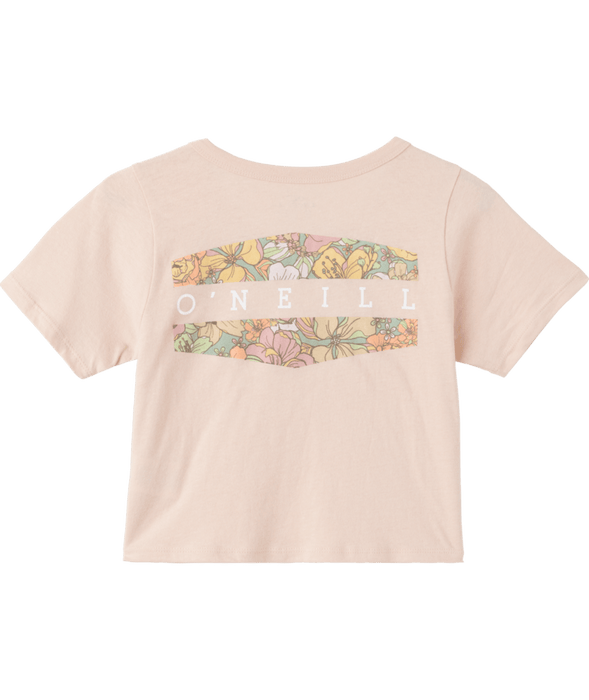 O'Neill Girls Girls Botanic Tee-Rose Dust