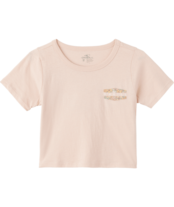 O'Neill Girls Girls Botanic Tee-Rose Dust