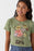 O'Neill Girls Bouquet Tee-Oil Green