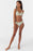 O'Neill Girls Halfmoon Tropical Wrap Top Bikini-Oil Green