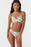 O'Neill Girls Halfmoon Tropical Wrap Top Bikini-Oil Green