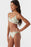 O'Neill Girls Halfmoon Tropical Wrap Top Bikini-Oil Green