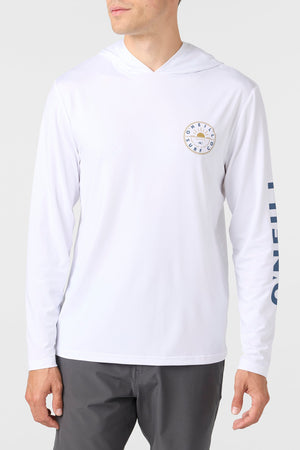 O'Neill TRVLR UPF Beams L/S Tee-White