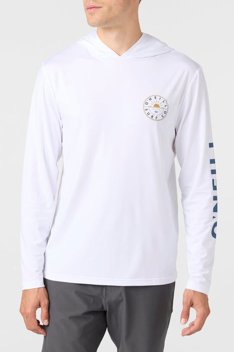 O'Neill TRVLR UPF Beams L/S Tee-White