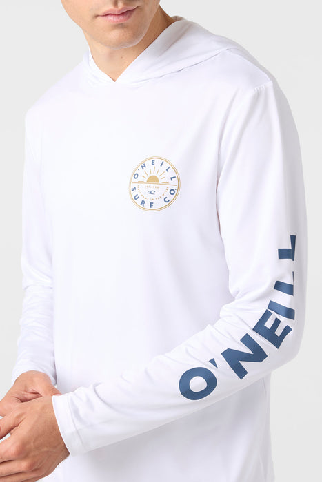 O'Neill TRVLR UPF Beams L/S Tee-White