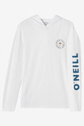 O'Neill TRVLR UPF Beams L/S Tee-White
