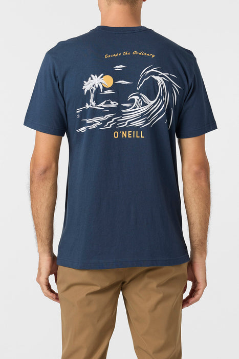 O'Neill The Breaks Tee-New Navy