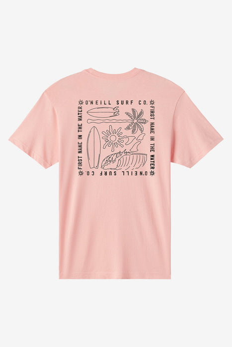 O'Neill Puzzle Pieces Tee-Candlelight