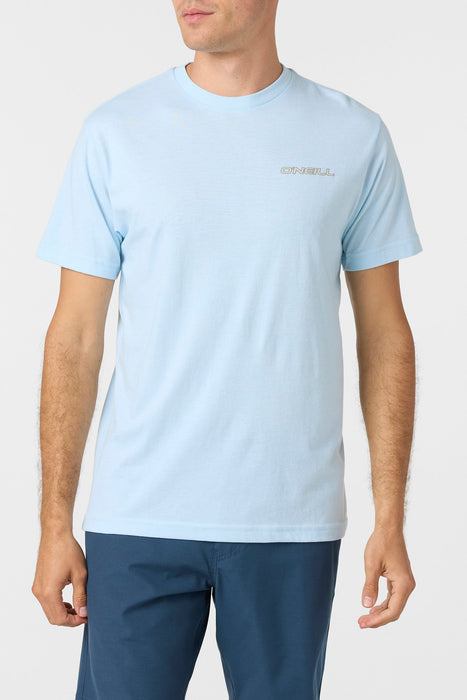O'Neill Blended Tee-Sky Blue Heather