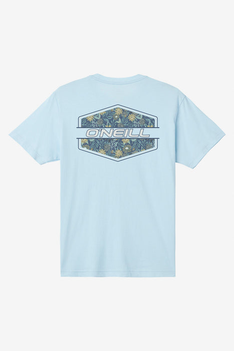 O'Neill Blended Tee-Sky Blue Heather