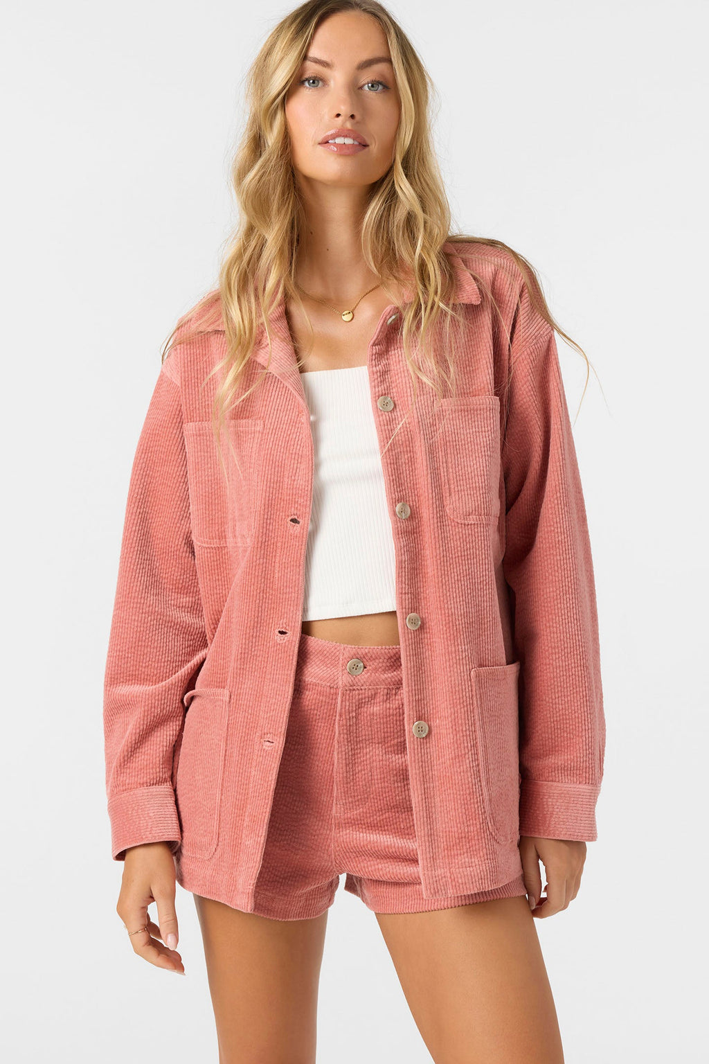 O'Neill Langford Shacket L/S Shirt-Desert Sand