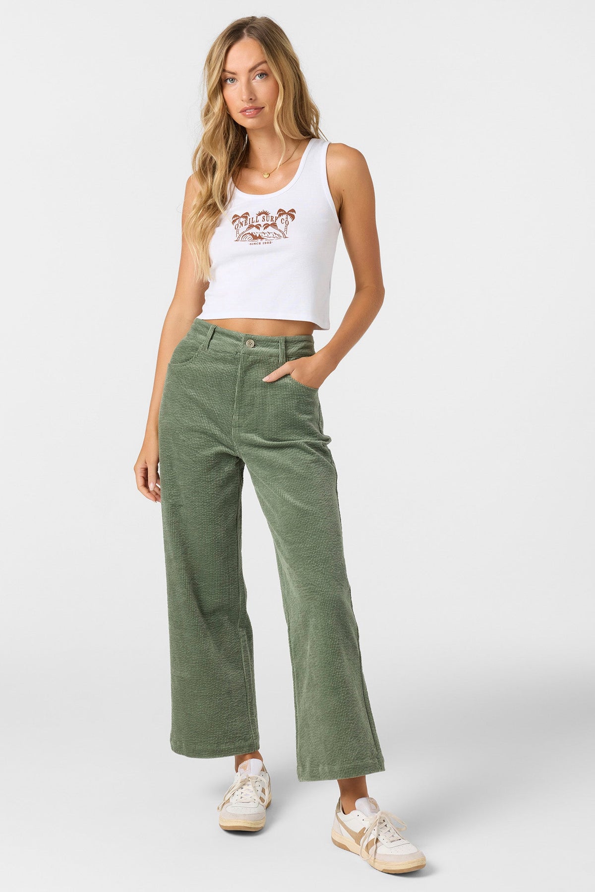 O'Neill Langford Cord Pants-Sea Spray