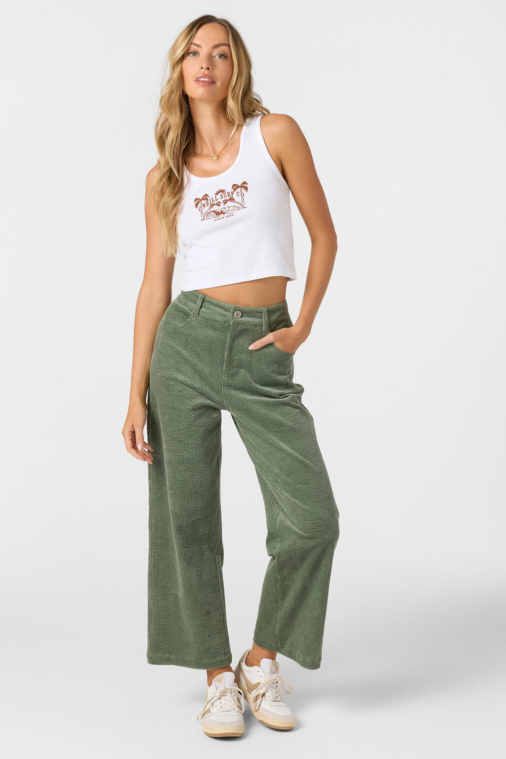 O'Neill Langford Cord Pants-Sea Spray