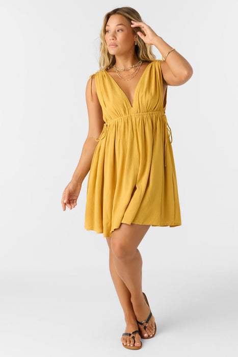 O'Neill Madeleine Dress-Bright Gold
