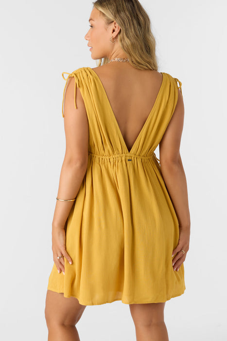 O'Neill Madeleine Dress-Bright Gold