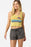 O'Neill Retro Stripe Tank-Golden Green