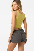 O'Neill Retro Stripe Tank-Golden Green