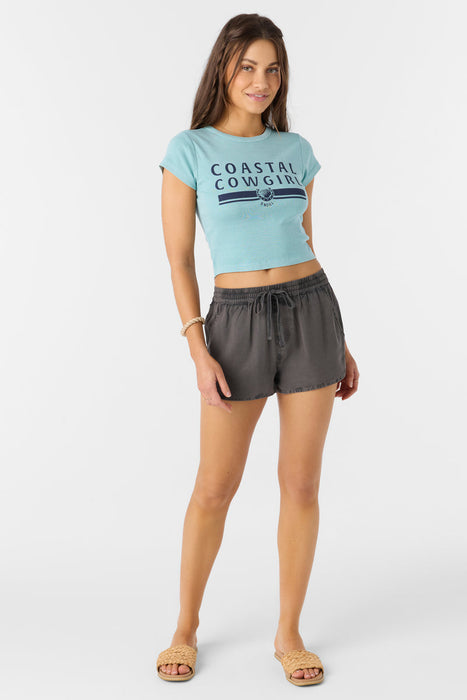 O'Neill Coastal Cowgirl Tee-Nile Blue