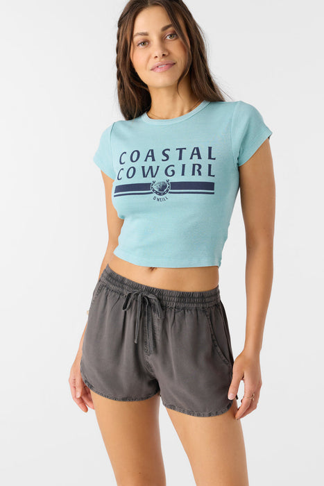 O'Neill Coastal Cowgirl Tee-Nile Blue