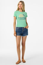 O'Neill Coastal Vibes Tee-Jade Cream