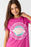 O'Neill Seashell Shore Tee-Fuchsia