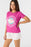 O'Neill Seashell Shore Tee-Fuchsia