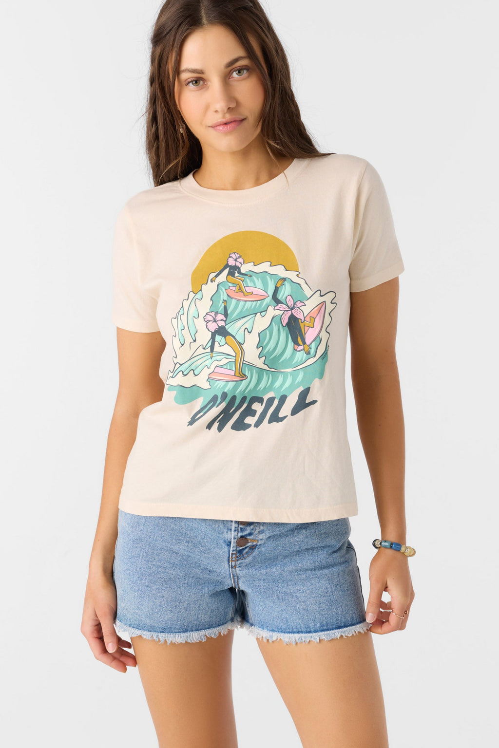 O'Neill Loindaflow Boy Tee-Tapioca