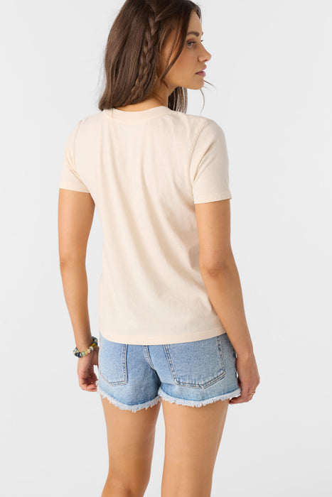 O'Neill Loindaflow Boy Tee-Tapioca