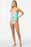 O'Neill Islands Tropic Echo Beach One Piece-Blue Radiance