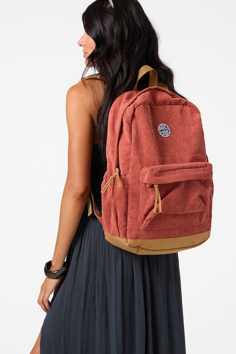 O'Neill Waterfront Cord Backpack-Desert Sand