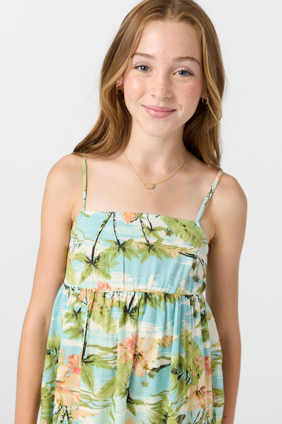 O'Neill Daisee Dress-Nile Blue