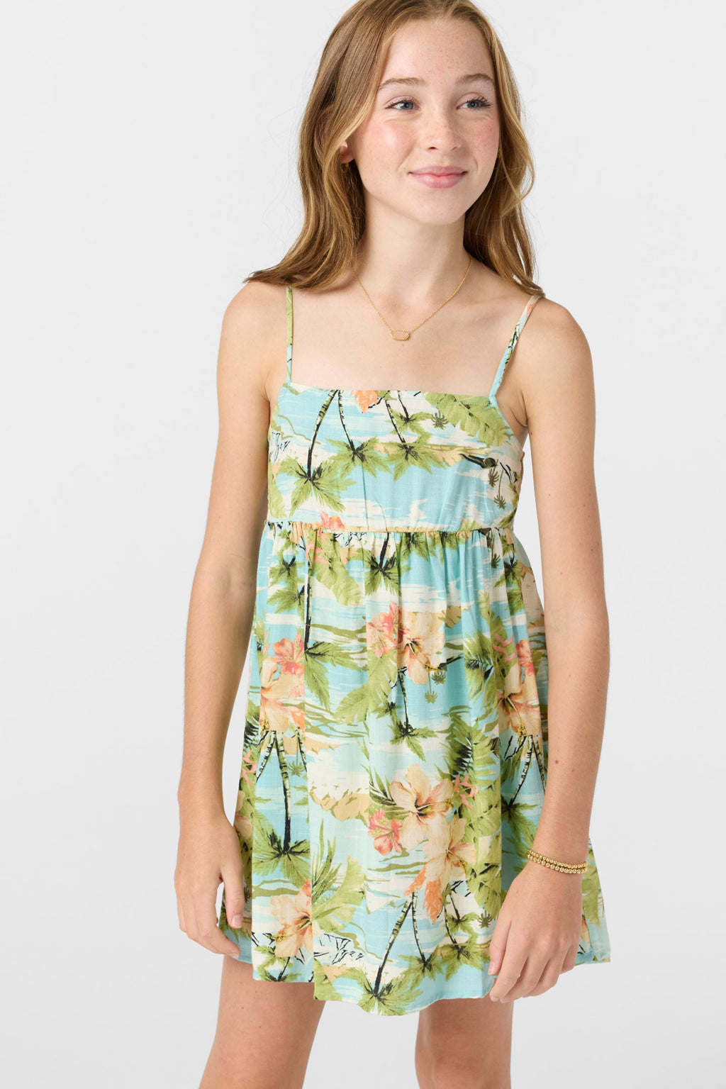 O'Neill Daisee Dress-Nile Blue