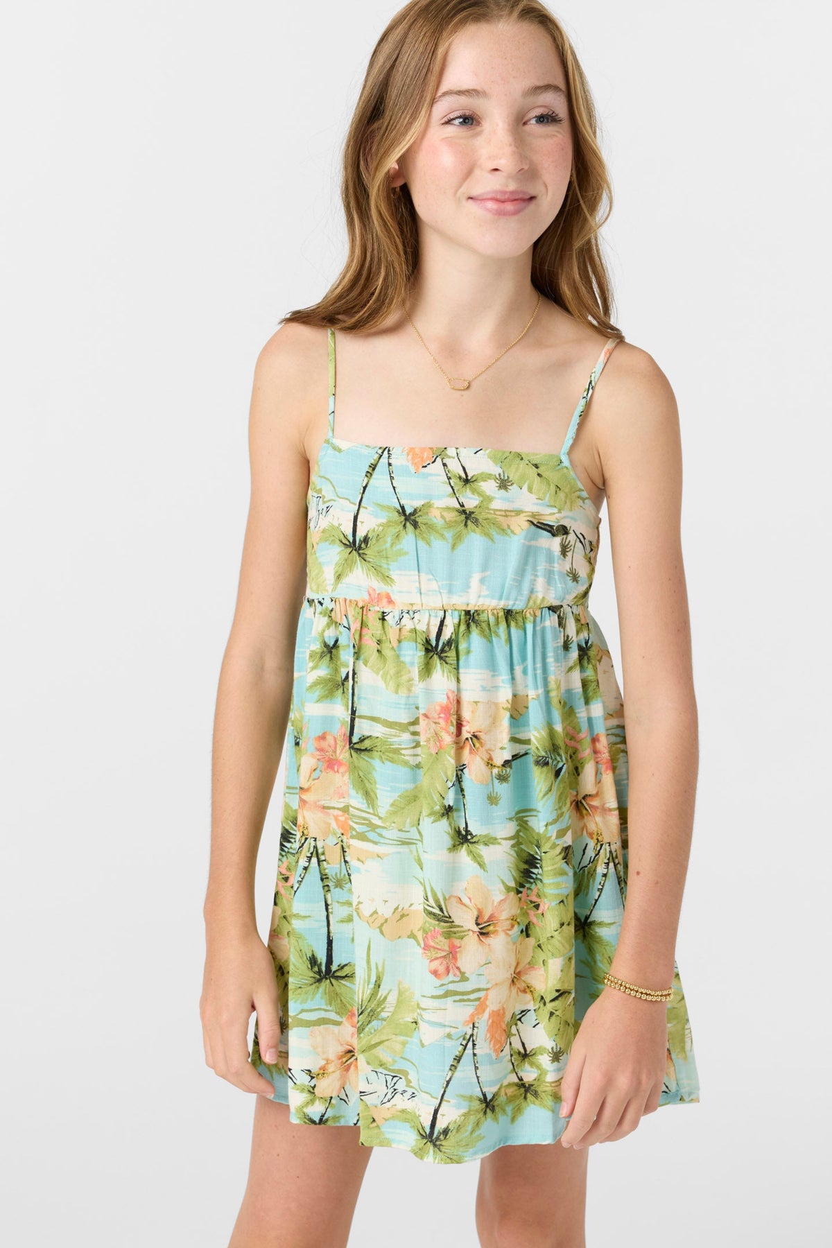 O'Neill Daisee Dress-Nile Blue