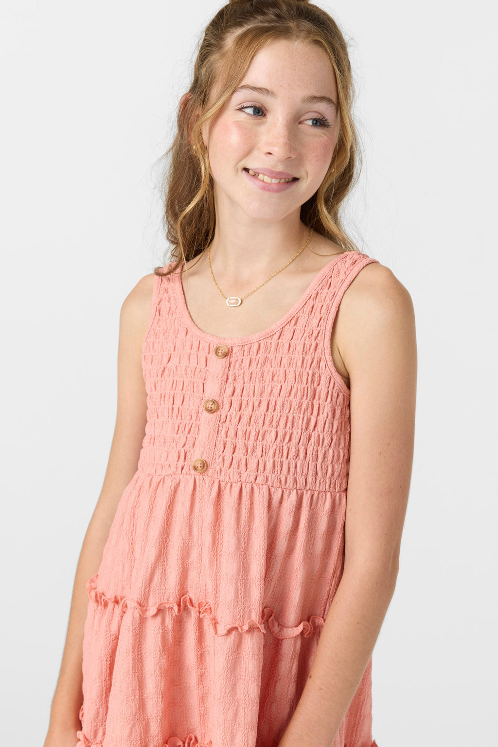 O'Neill Teffie Dress-Coral Haze