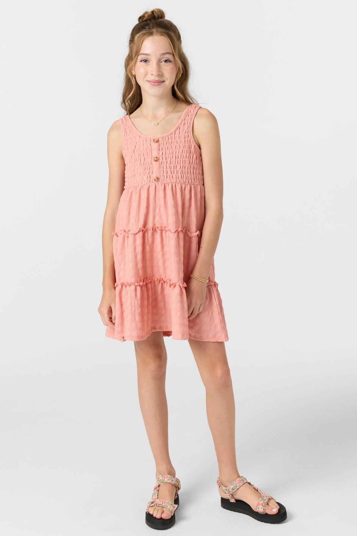 O'Neill Teffie Dress-Coral Haze