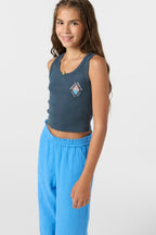 O'Neill Girls Dreamland Tank-Slate