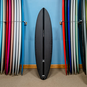Actual Board: Harley Ingleby Mid 6 Twin Thunderbolt Black 6'10" — 40L