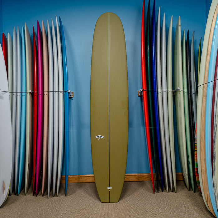 Actual Board: CJ Nelson Sprout 2.0 Thunderbolt Silver 9'6" — 76.17L