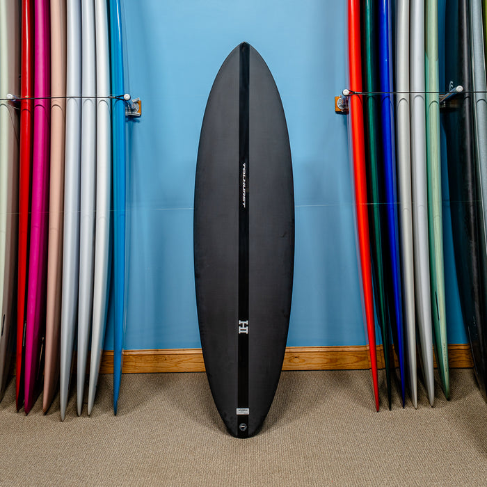 Actual Board: Harley Ingleby Mid 6 Twin Thunderbolt Black 6'4" — 36L