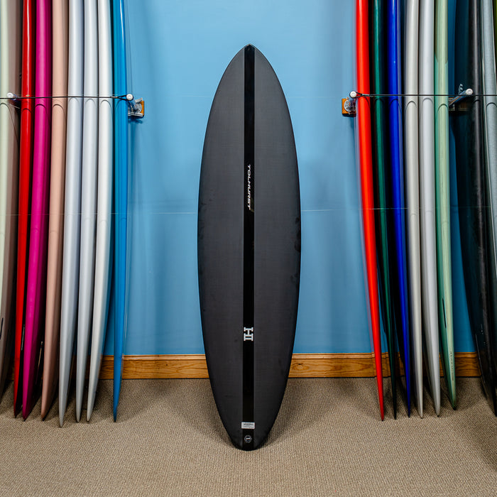 Actual Board: Harley Ingleby Mid 6 Twin Thunderbolt Black 6'4" — 36L