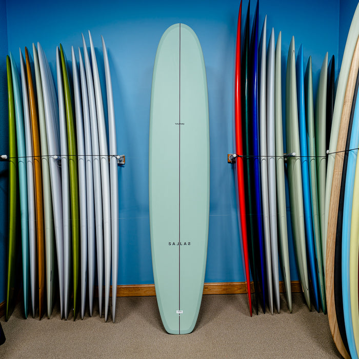 Actual Board: Kai Sallas Tsunami Thunderbolt Silver 9'8" — 82.21L