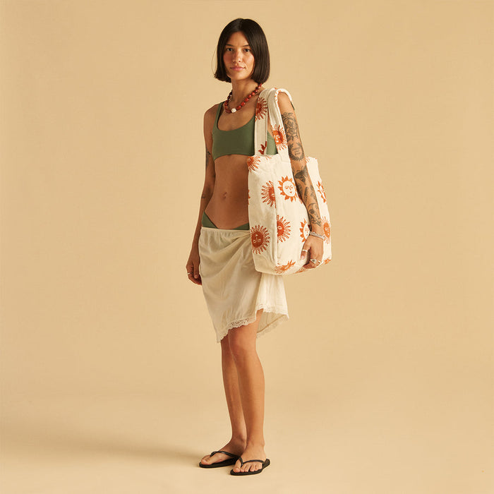 Slowtide Sunburn Terry Bag-Cream