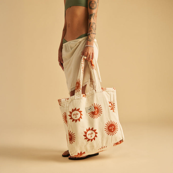 Slowtide Sunburn Terry Bag-Cream