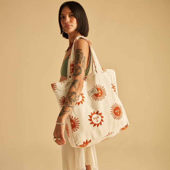 Slowtide Sunburn Terry Bag-Cream