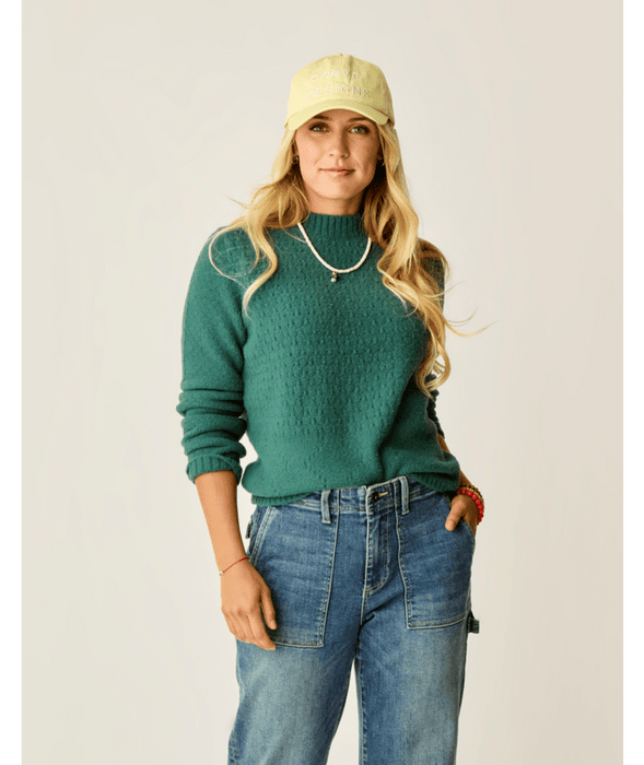 Carve Designs Monroe Stitched Sweater-Bistro