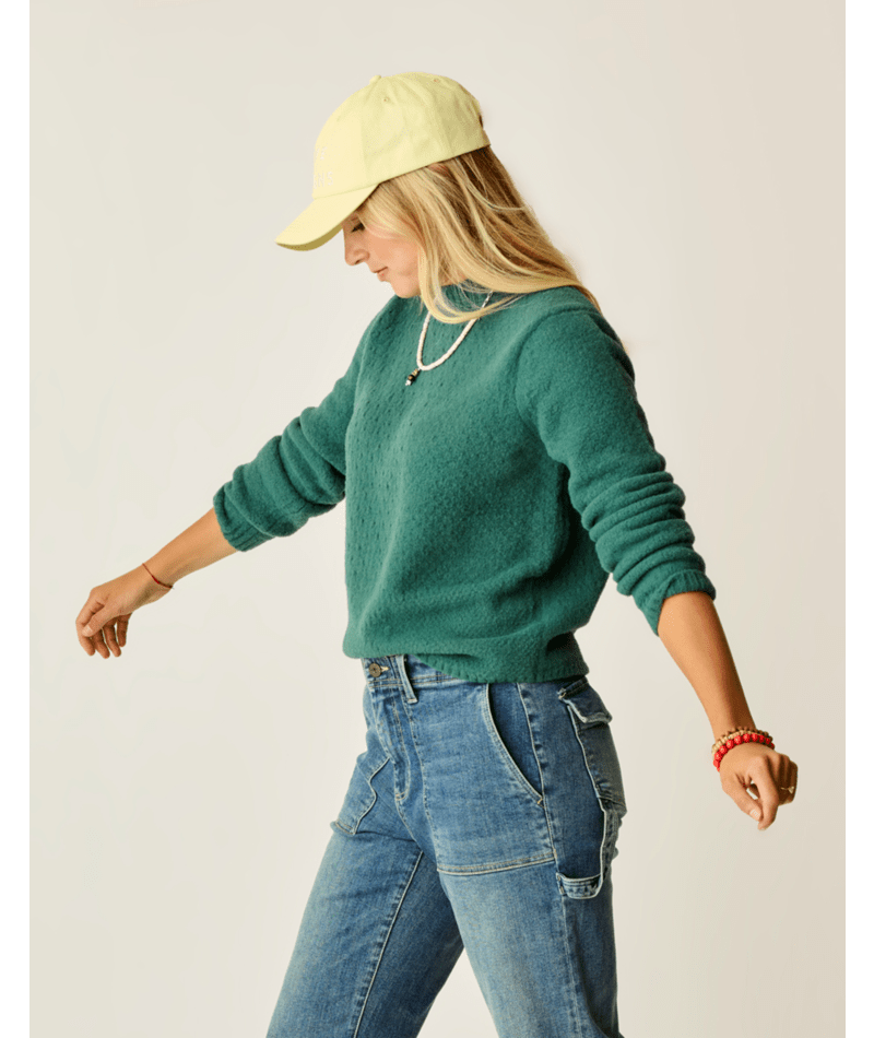 Carve Designs Monroe Stitched Sweater-Bistro