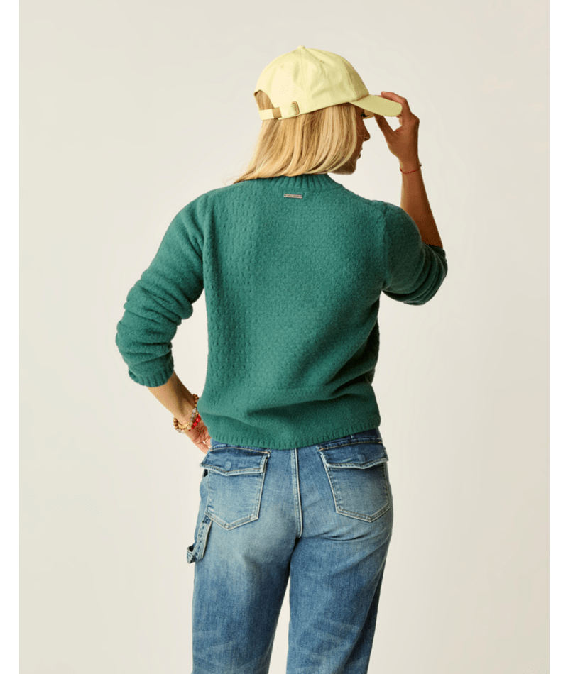 Carve Designs Monroe Stitched Sweater-Bistro